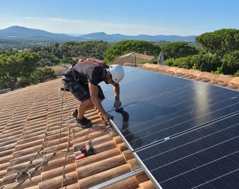 Installateur panneaux solaires Gabian — pose photovoltaïque sur toiture