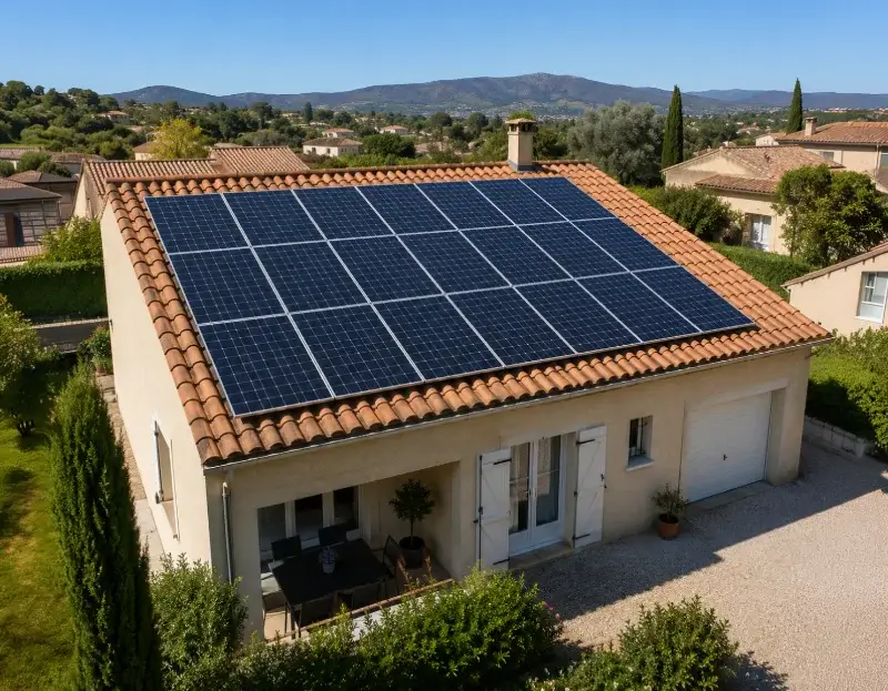 Prime à l'autoconsommation panneaux solaires Gabian — aide financière de l'État